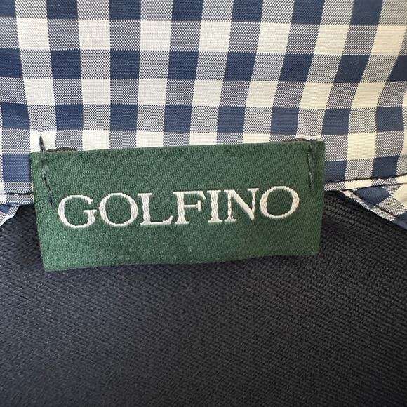 golfino germany women’s large navy check full zip golf jacket european style - Picture 4 of 16